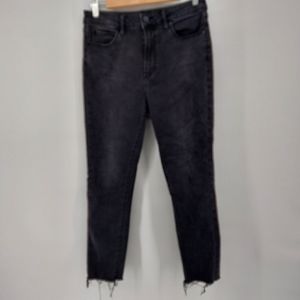 Articles of Society Black Hilary High Rise with raw hem